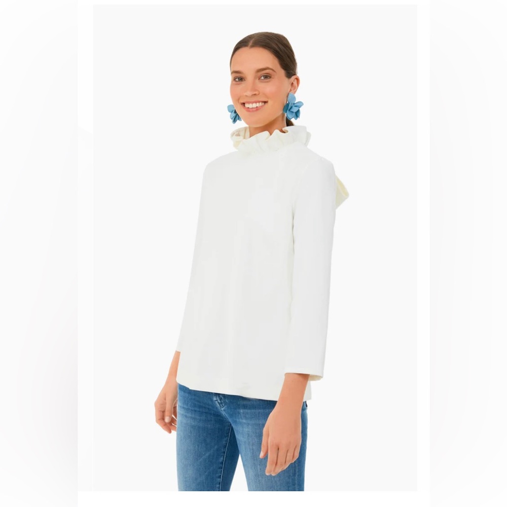 TUCKERNUCK White/Ivory Faye Top Size M